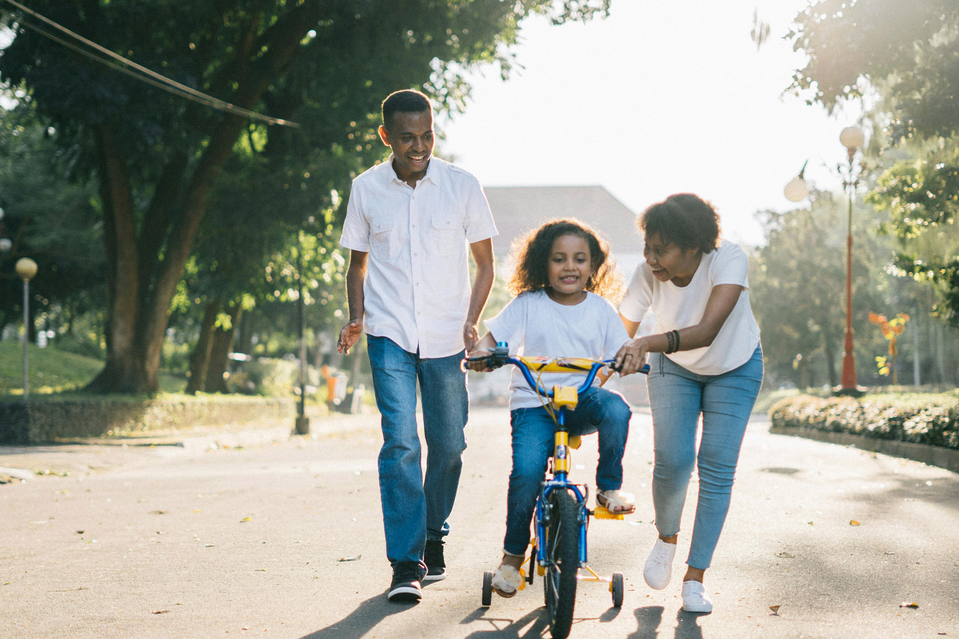 Various grains mingled amongst themselves.